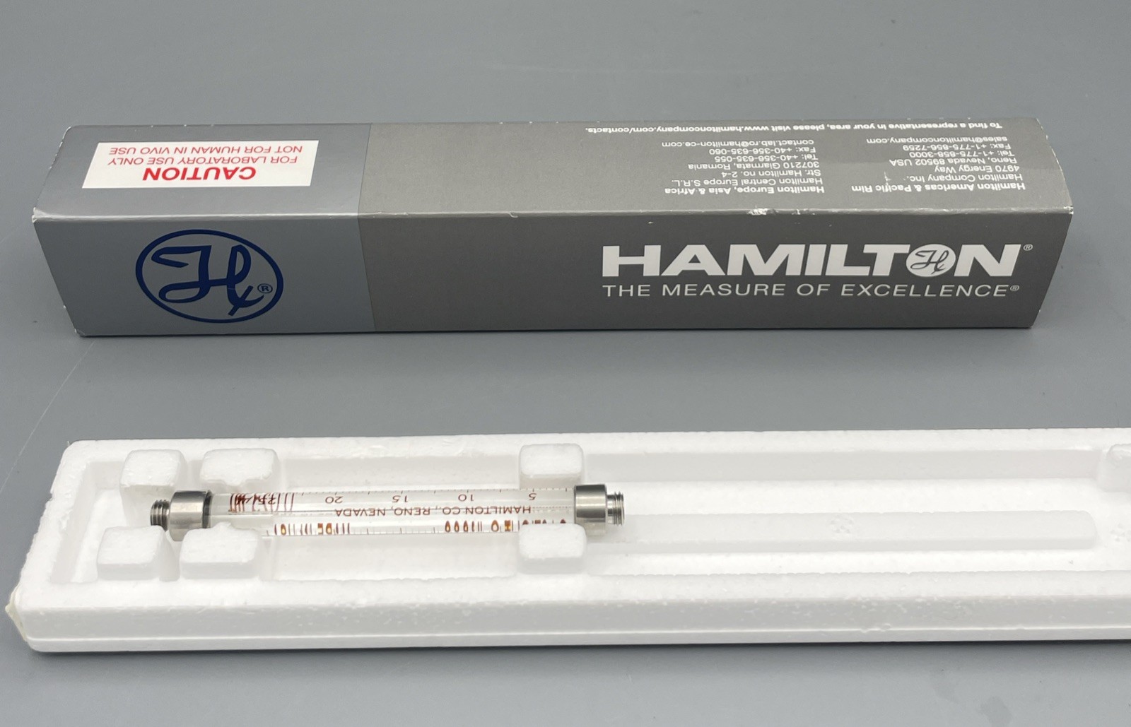 Hamilton 32188 1802 25ul Glass Syringe Barrel Replacement. New Open Box.