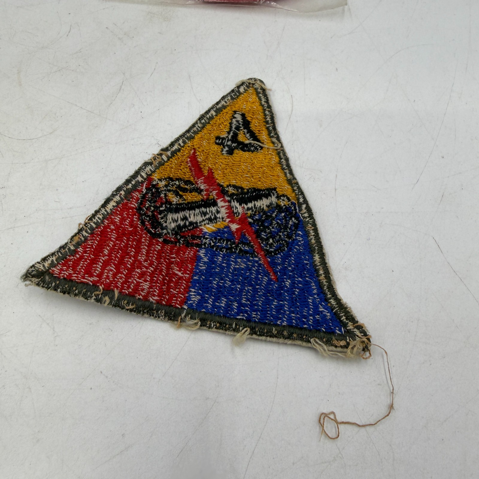 VINTAGE WWII US Army 4th Armored Division Patch