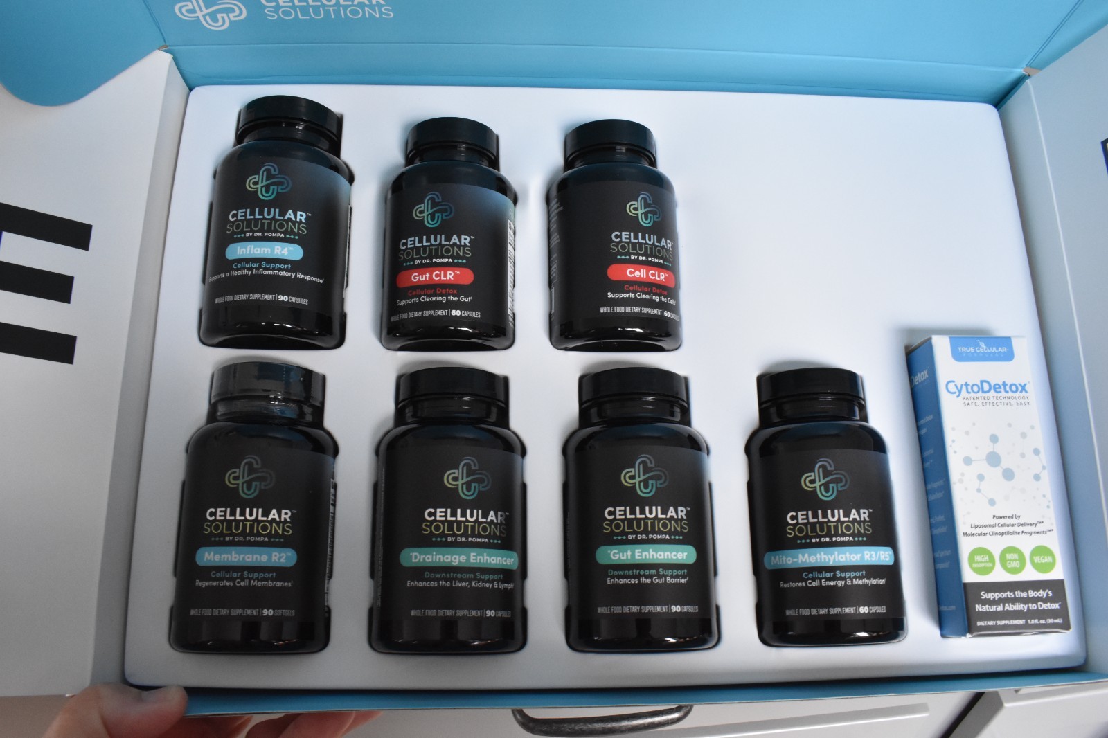 Dr Pompa CELLULAR SOLUTIONS New Sealed CORE Brain Phase Supplements
