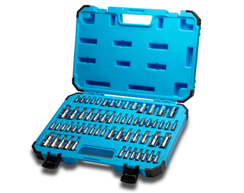 Juego de dados Torx estrella de 60 piezas, resistente y profesional
