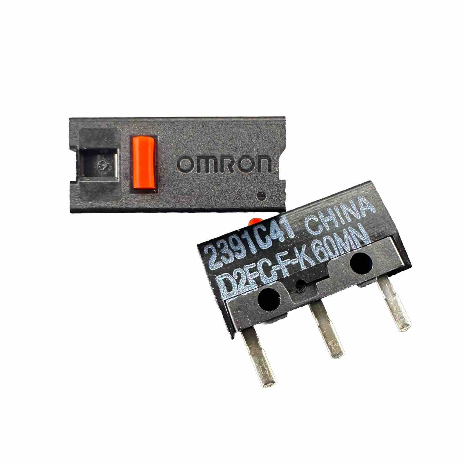 Omron D2FC-F-K60MN Orange Dot Mouse Micro Switch (2 Pieces)