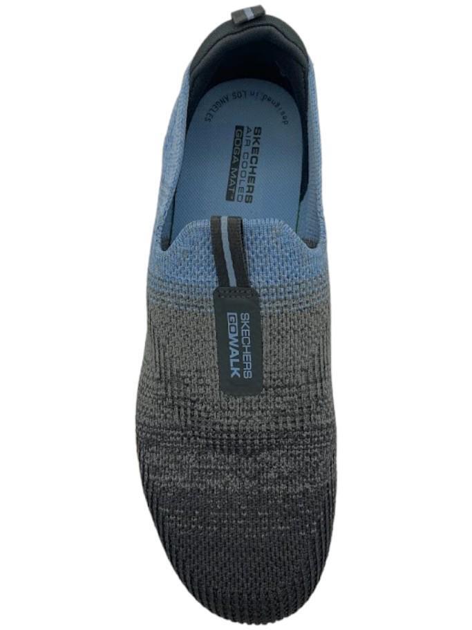 Skechers GOwalk Travel Ombre Washable Vegan Slip-Ons Ibiza Gray/Blue