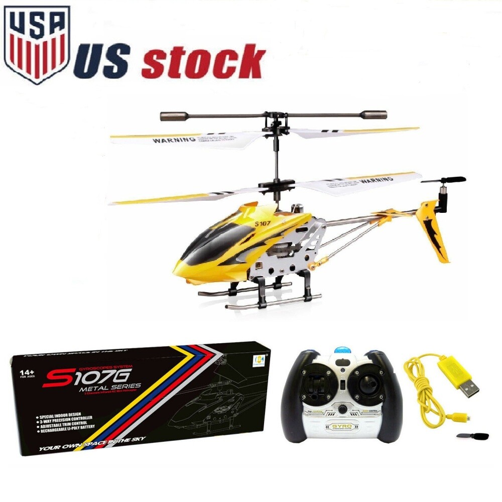 Syma S107G 3.5CH RC Helicopter Remote Control S107 Metal Mini Aircraft GYRO Toy