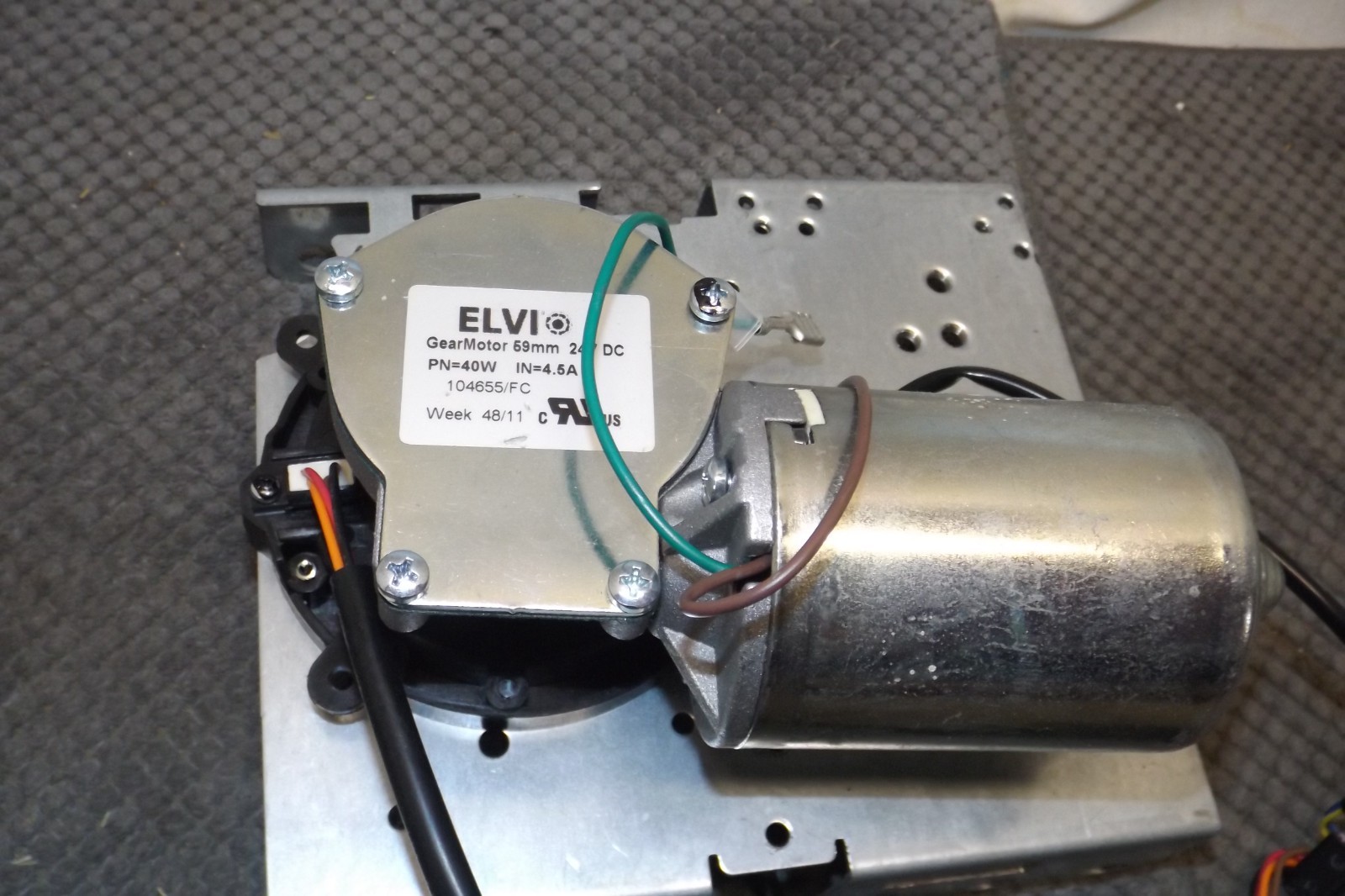 MARANTEC GARAGE DOOR OPENER M4500E ELVI GEAR MOTOR 59mm**TESTED**FREE SHIP