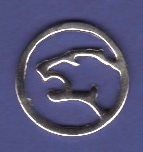 Vintage Mercury Cougar Cutout hat pin lapel pin tie tac badge Large Last One-1"