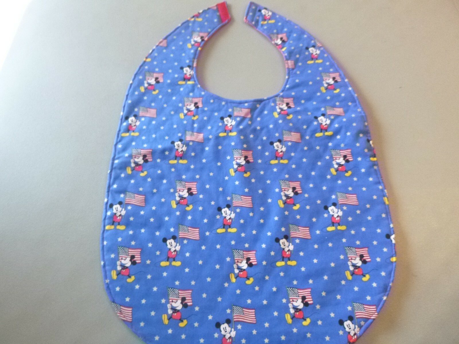 Adult Bib/Clothing Protector double thickness with Quilted Diamond Backing