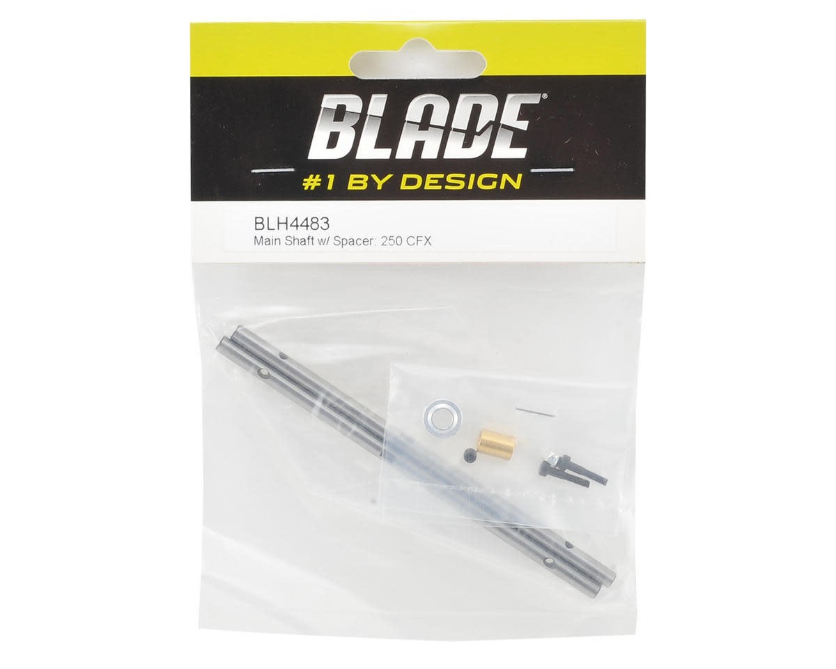 BLH4483 Blade 250 CFX Main Shaft w/Spacer (2)