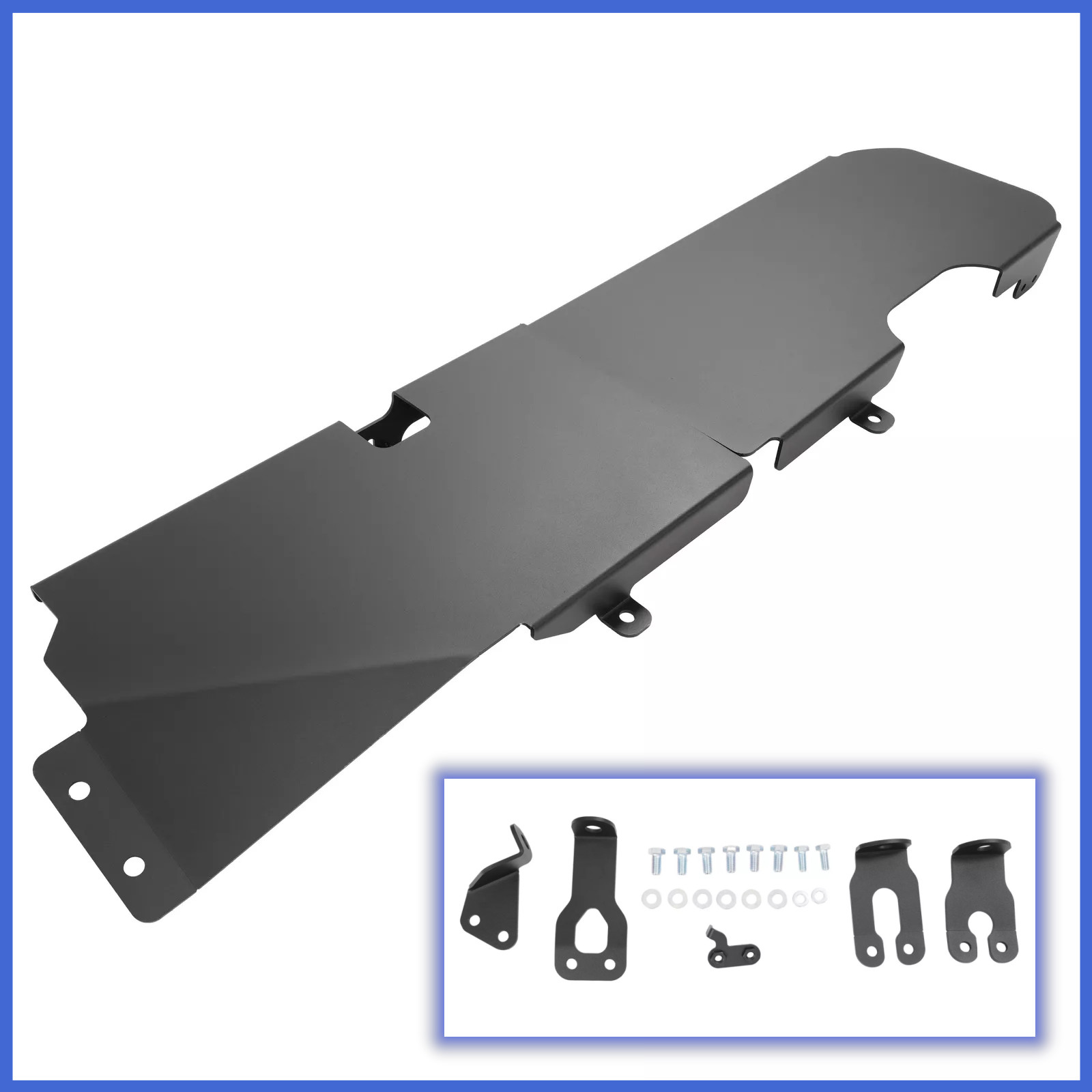 For  Jeep Wrangler JK 4WD 4-Door 07-2018 Steel Gas Tank Skid Plate Powder Coated