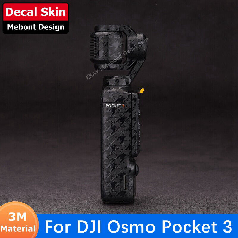 For DJI Osmo Pocket 3 Decal Skin Vlogging Camera Sticker Vinyl Wrap Film Coat