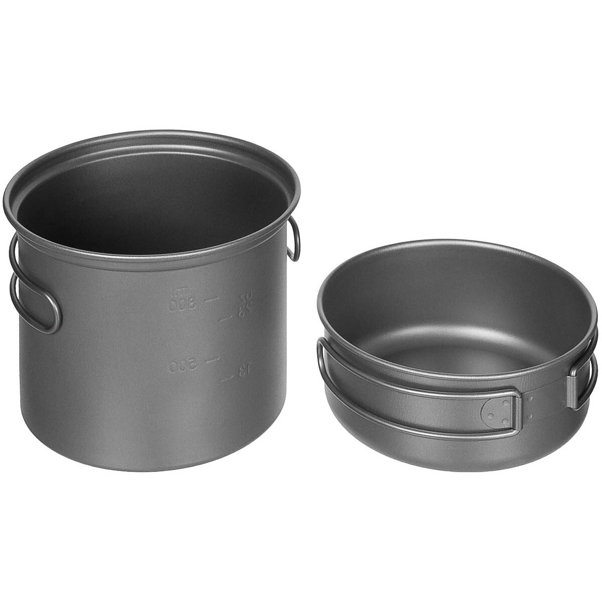 FOX OUTDOOR Titanium Frying Pan Mess Kit Camping Travel