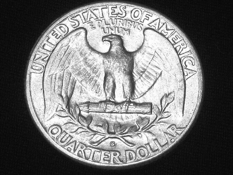 1936-S Washington Quarter --- Almost Uncirculated