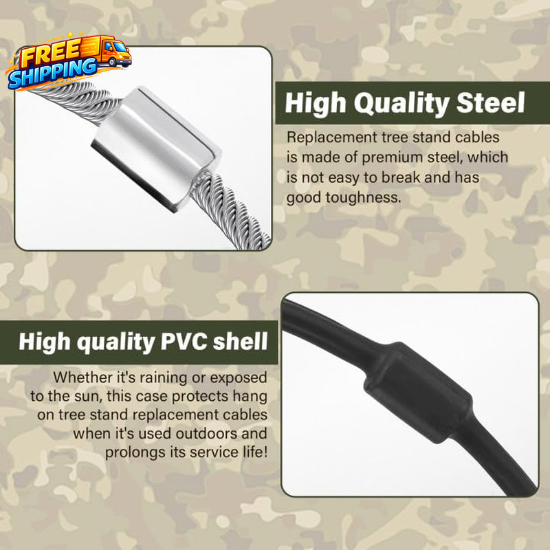 Climbing Tree Stand Replacement Cables for Summit Climber 65 Hang on Climber