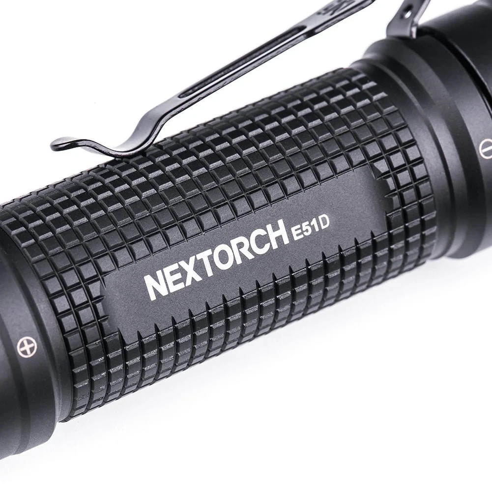 Nextorch E51D Tactical Flashlight Rechargeable Pocket-Size Single-Hand Operation