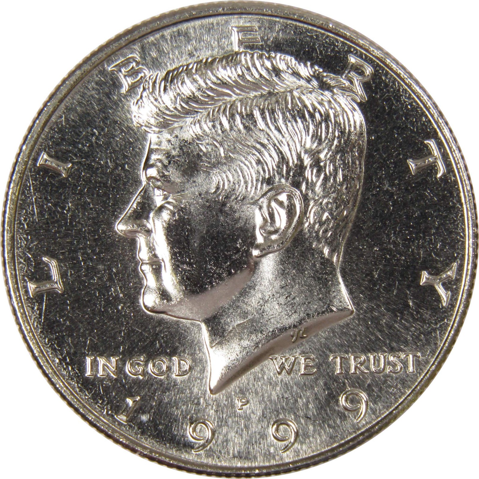 1999 P Kennedy Half Dollar Clad Uncirculated Mint State 50c Coin