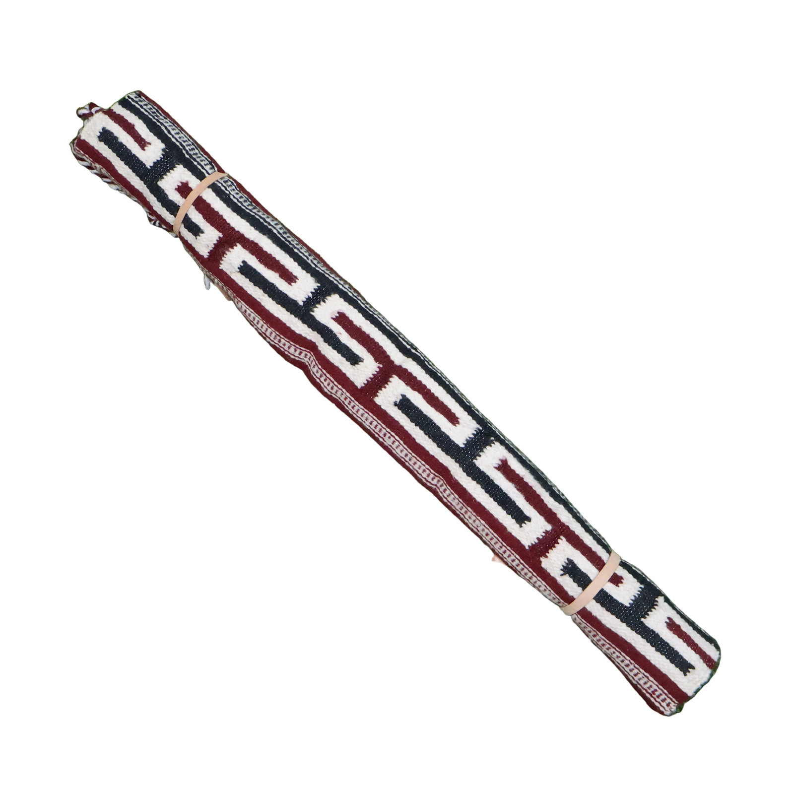 Simple Tri-Burgundy Sarape Charro Horse Saddle