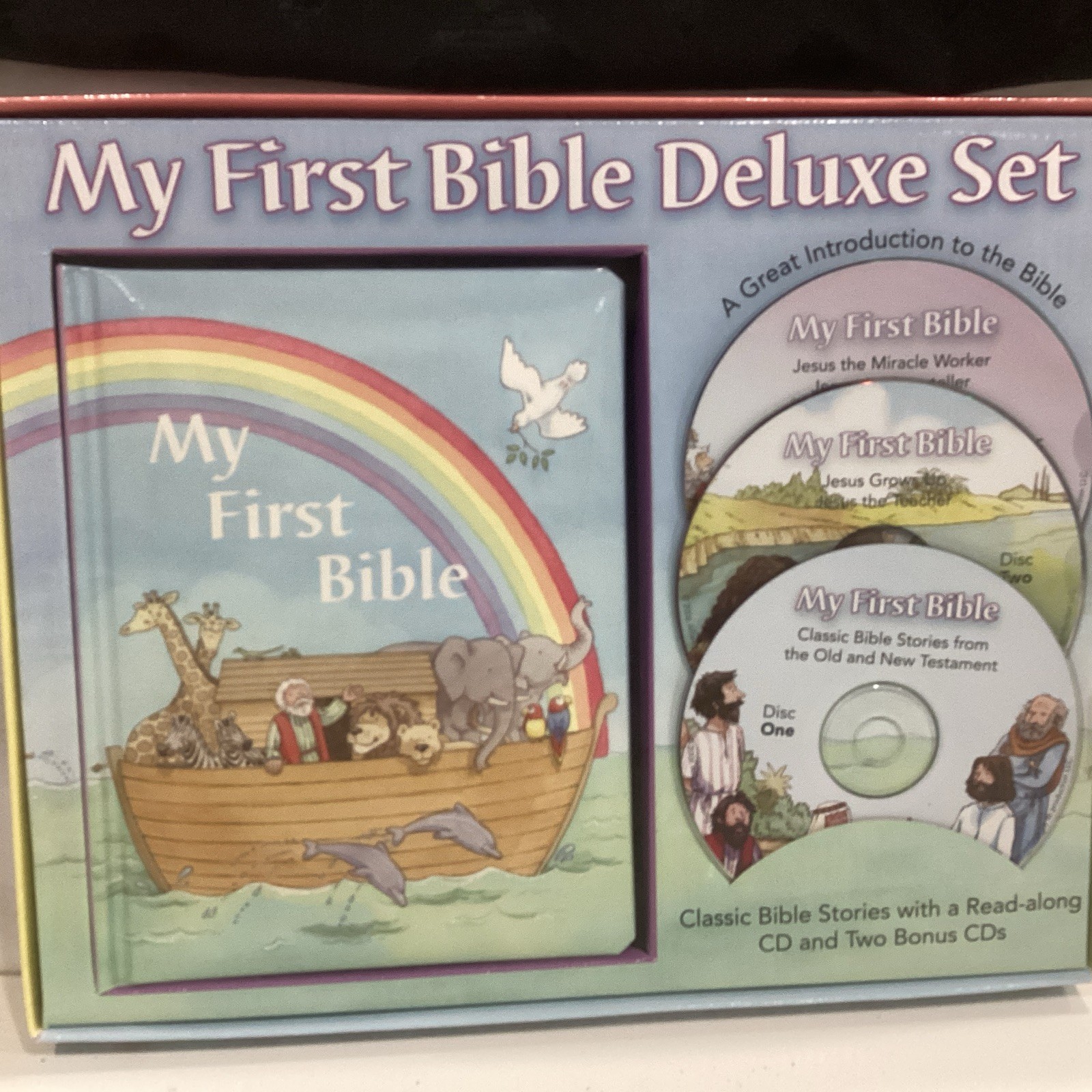 My First Bible Box Set With Book & Read Along CD & 2 Bonus CDs