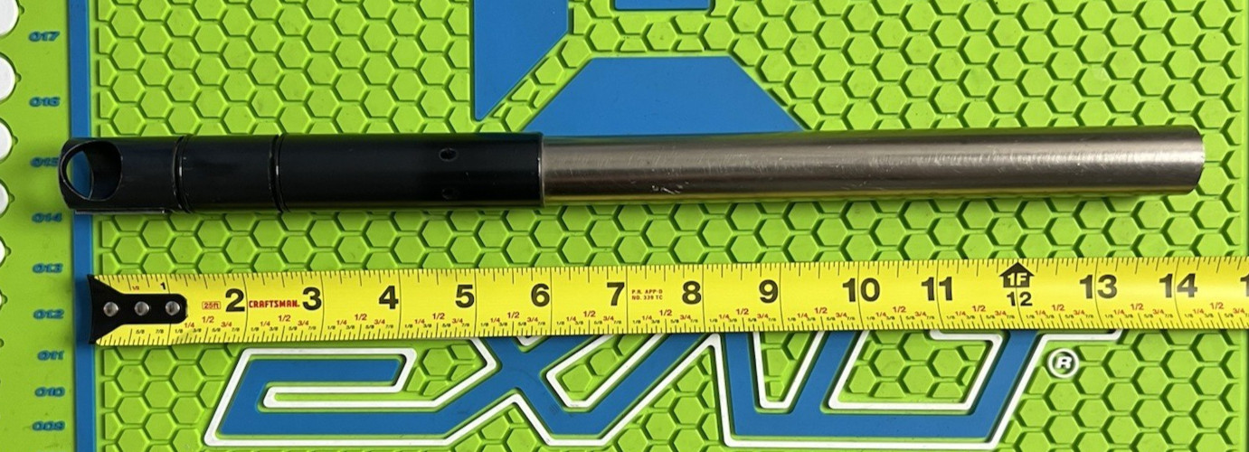 AIR GUN DESIGNS AGD AUTOMAG 14" 1-PIECE BARREL -STAINLESS + BLACK - NEW ORINGS