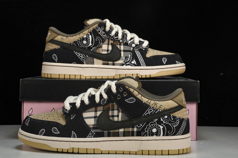 N*ke SB*DUNK Low Travis Scott CT5053-001 Men's Athletic shoes Size 4-12