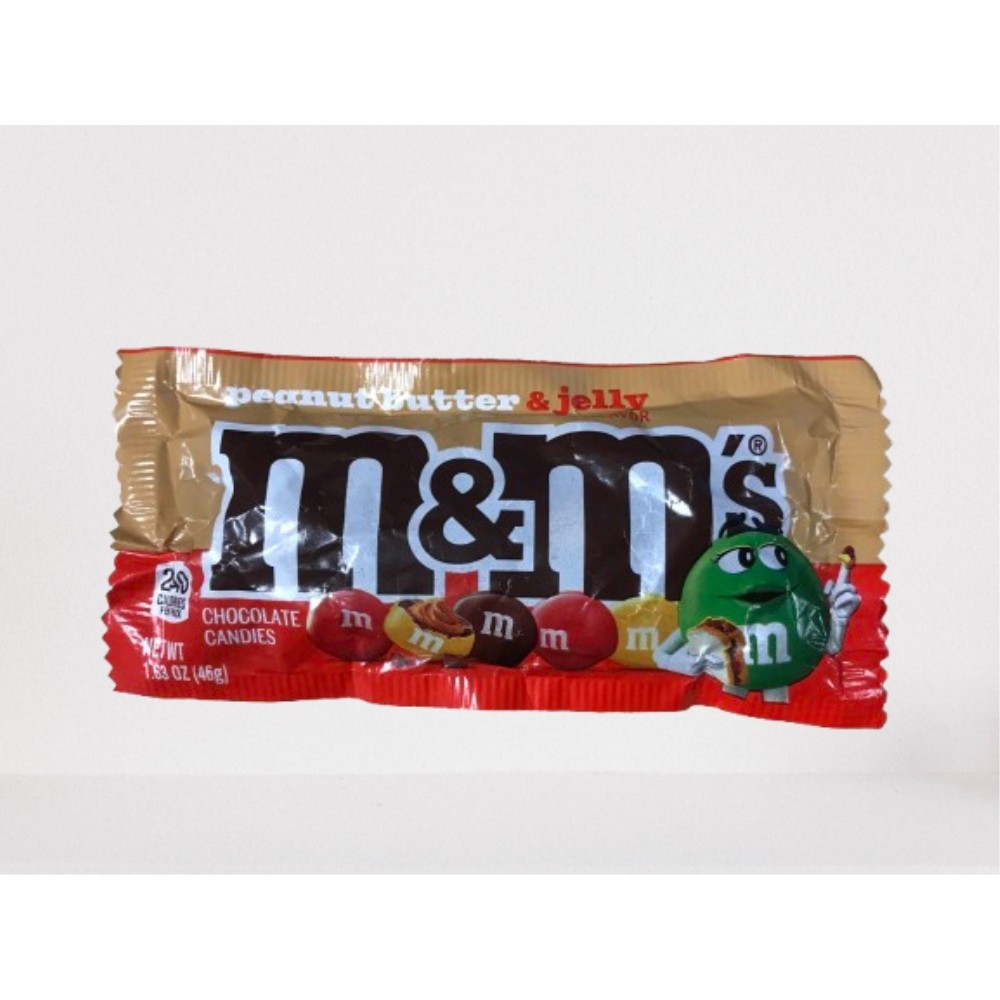 M&M’S Peanut Butter & Jelly Candy Bag, Single Size, 1.63 Oz Pack EXSEP25
