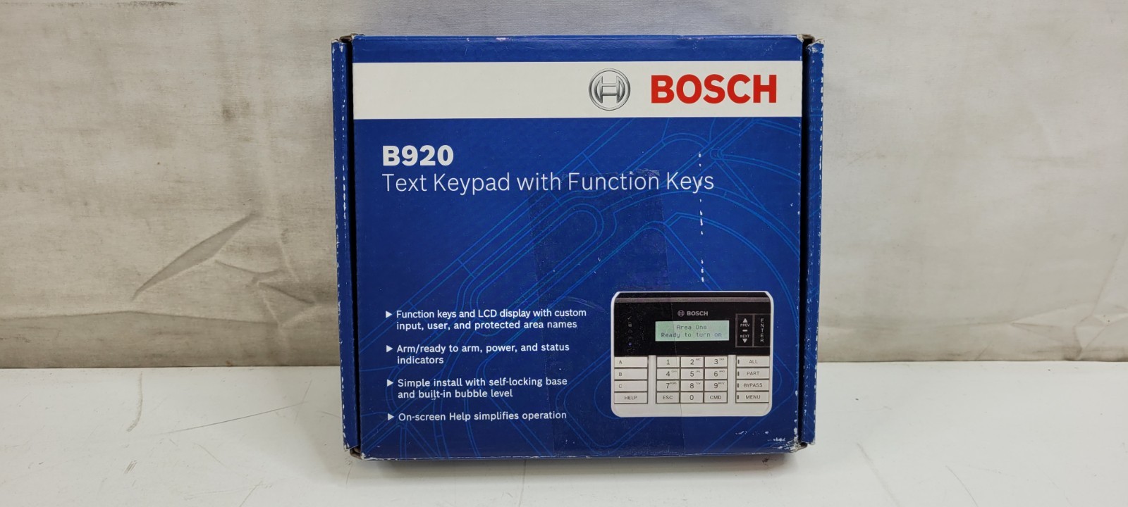 Brand New Bosch B920 Text Keypad with Function Keys - LCD Display (F01U385668)