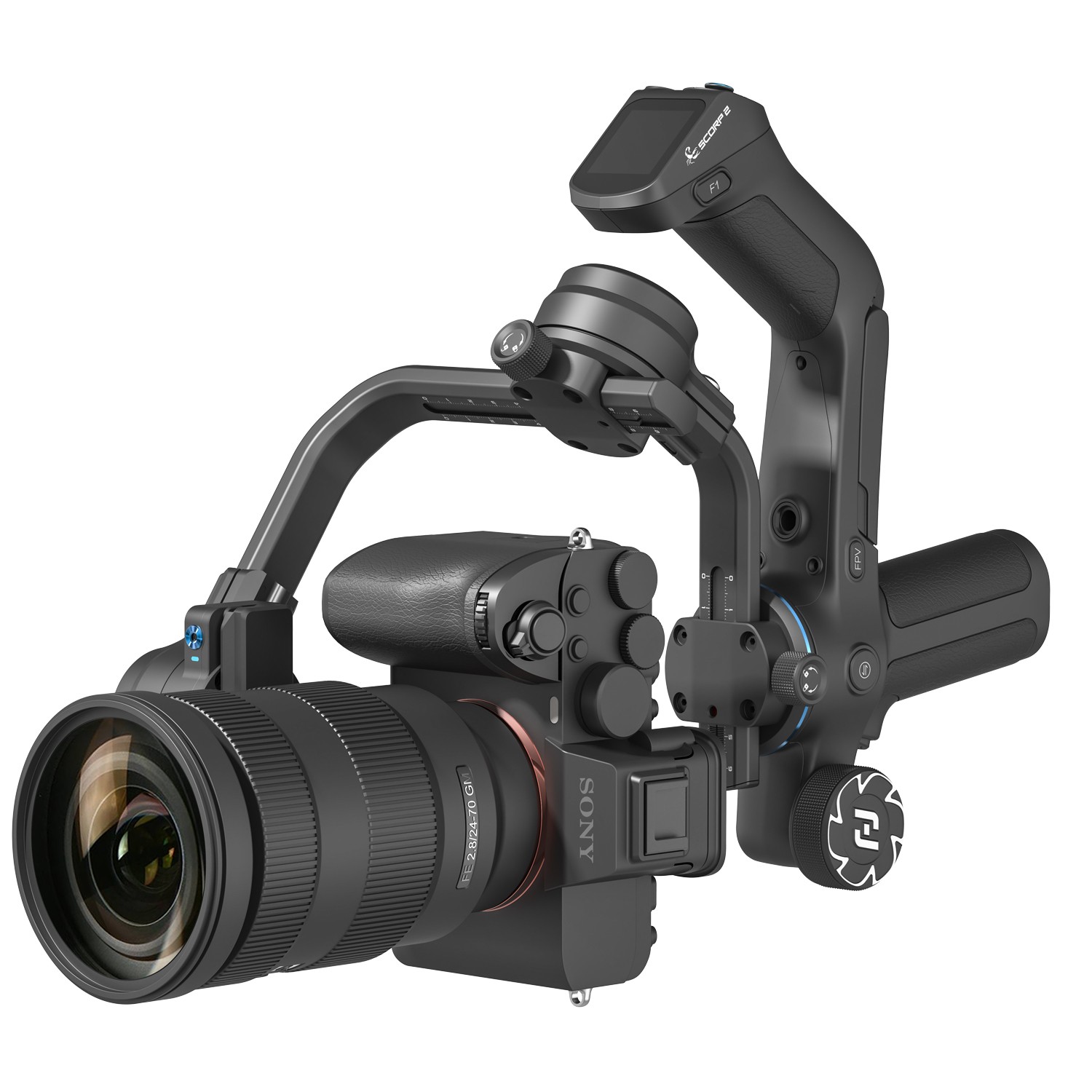 FeiyuTech SCORP 2 Camera Gimbal Stabilizer - Used | AI Tracking Module