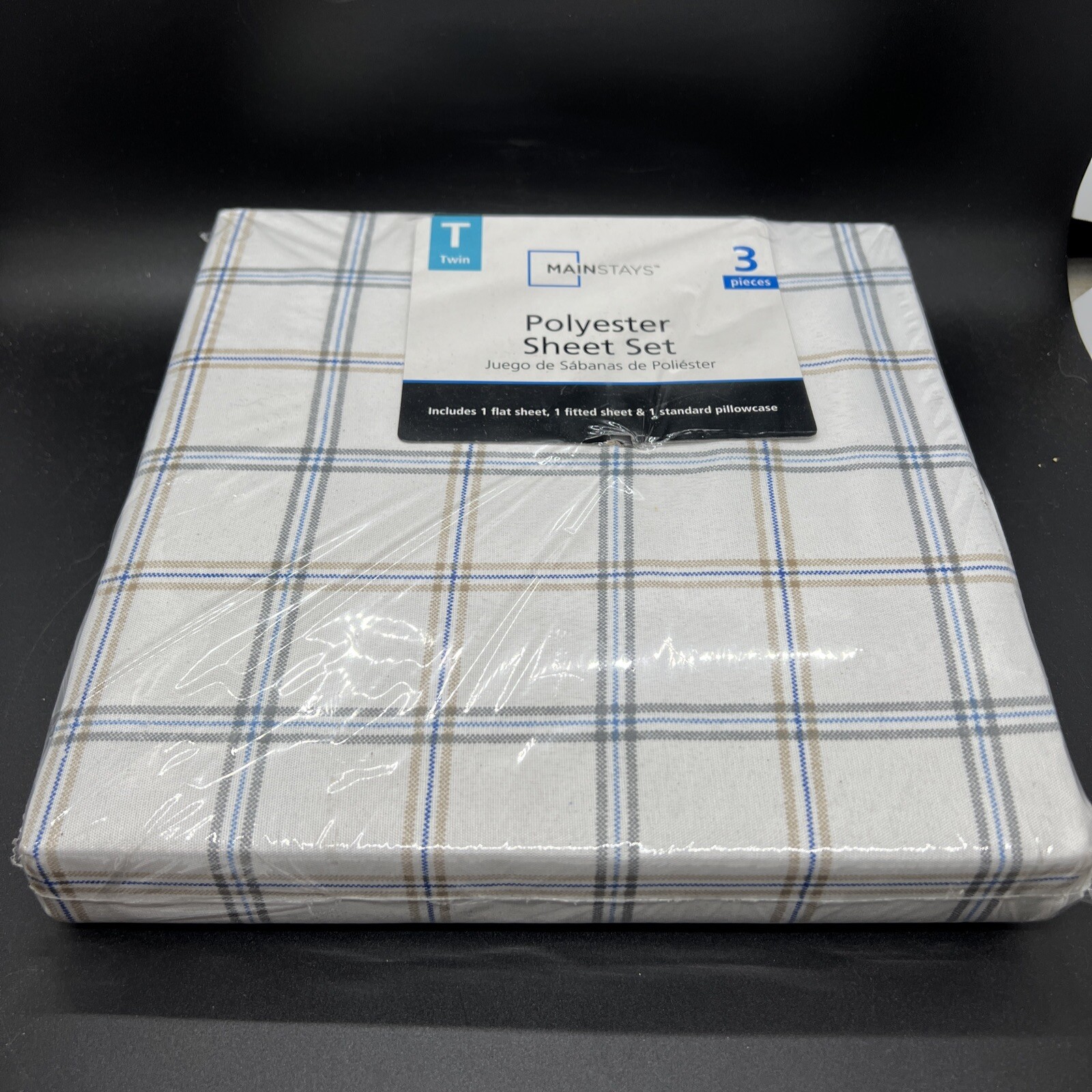 Mainstays TWIN Polyester Sheet Set 3 Piece