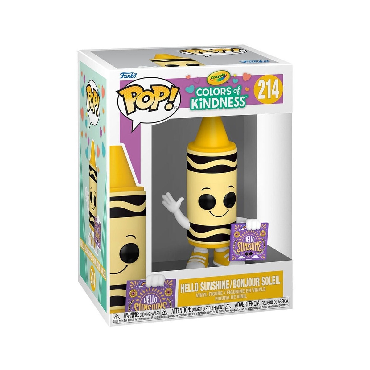 Funko Pop Crayola Crayon Colors of Kindness Yellow Hello Sunshine w/ Protector