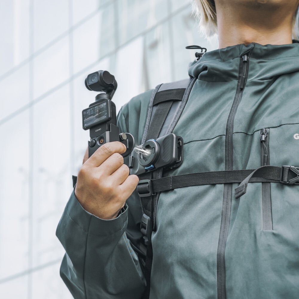 Magnetic Backpack Strap Clip Mount, Quick Release Mount for DJI Osmo Pocket 3
