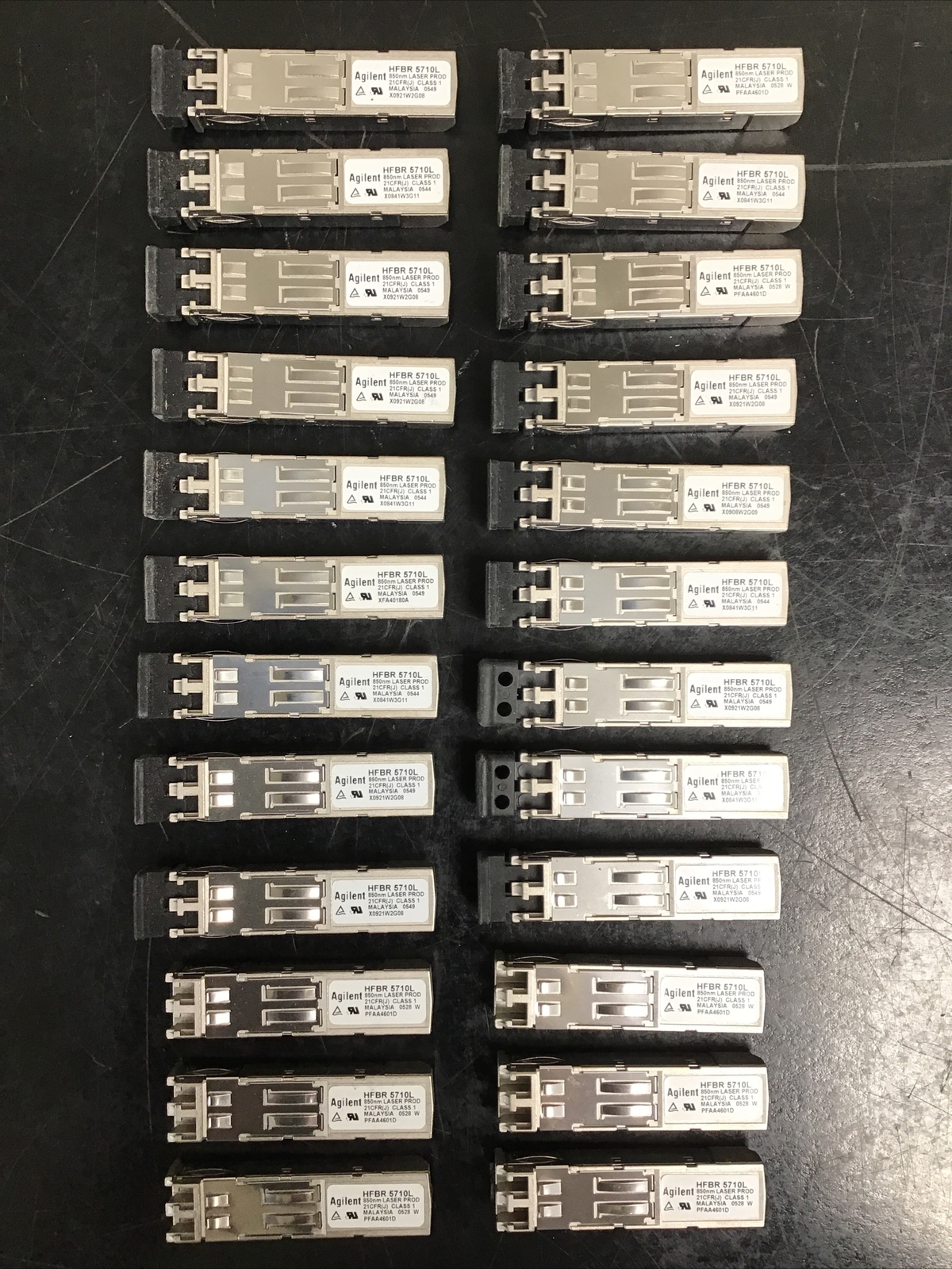Lot of 24 Agilent HFBR 5710L 850nm LASER PROD Transceivers