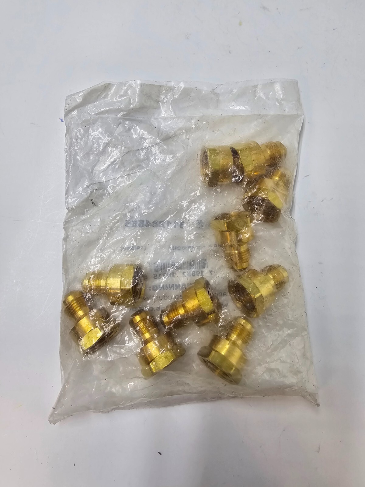 Pack of 10 Anderson Metals 3/8 in. Flare x 1/2 in. FIP Brass Coupling 40460608