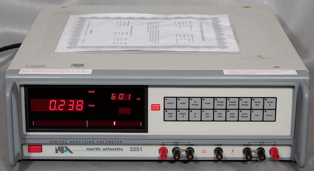 North Atlantic 2251-S3428 DAV Digital Analyzing Voltmeter