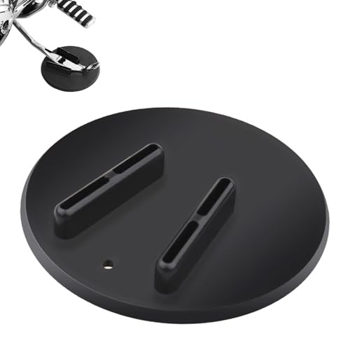 Motorcycle Kickstand Pad - Universal Motor Bike Kickstand Plate for Black