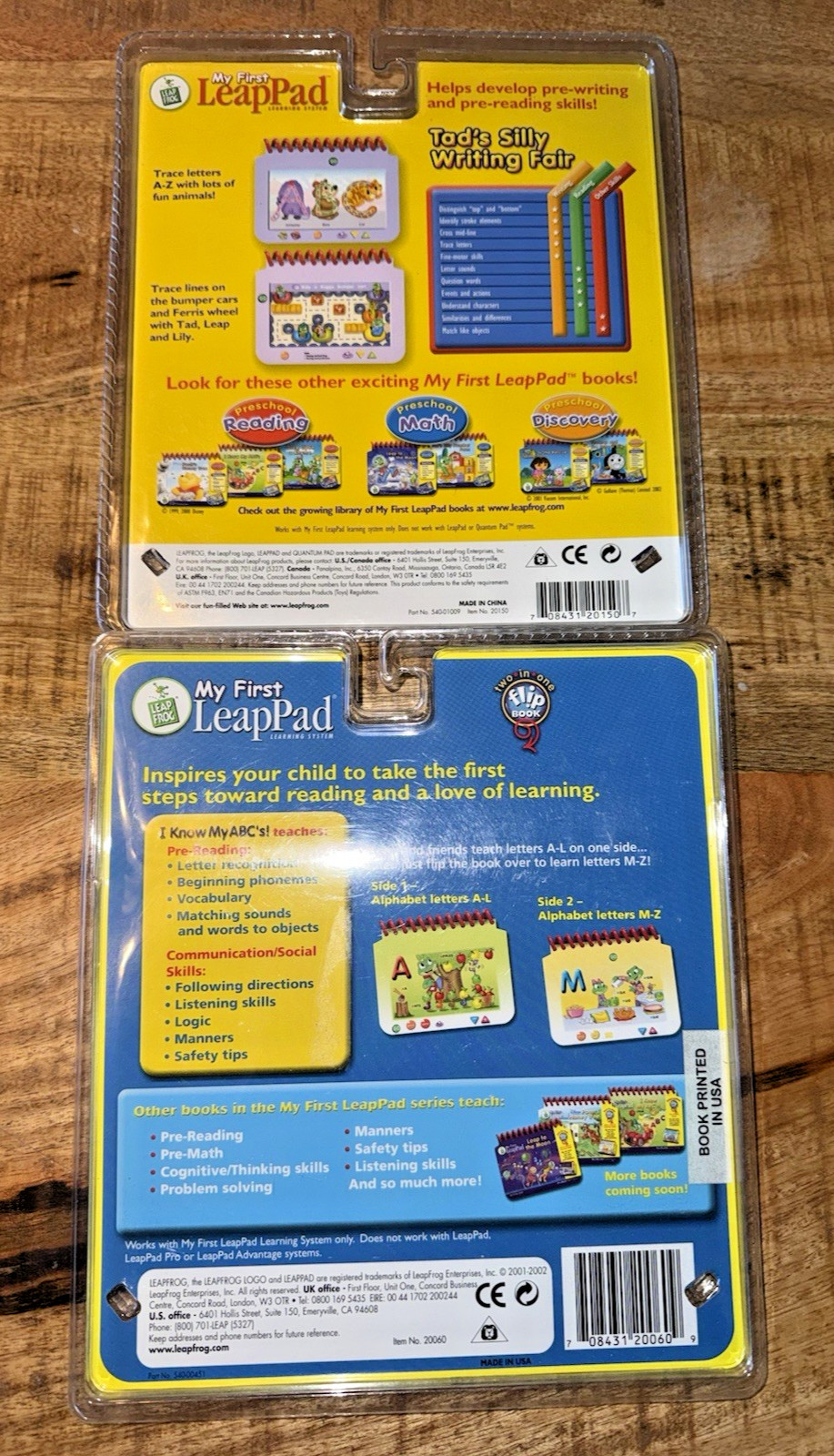 LEAPFROG MY FIRST LEAPPAD CONSOLE BOOKS CARTRIDGE LOT TESTED (E)