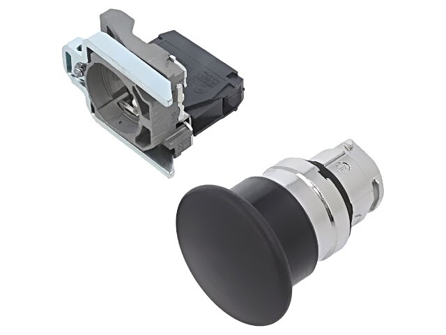 XB4BC21 Switch: Pressure 22mm Mushroom Harmony XB4 Ø22mm SCHNEIDER ELECTRIC
