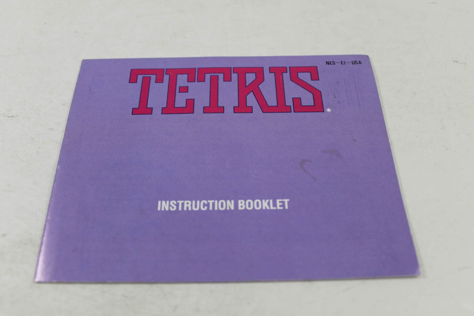Tetris - Original Nintendo NES Manual