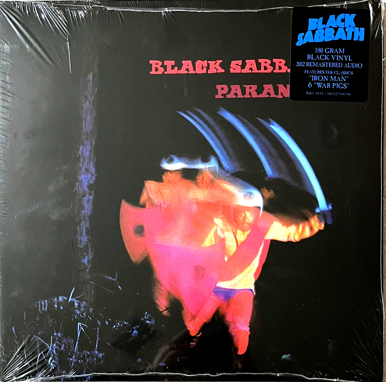 BLACK SABBATH Paranoid 2012 Remaster 180g Black Vinyl Sealed W/Hype SHIPS TODAY!