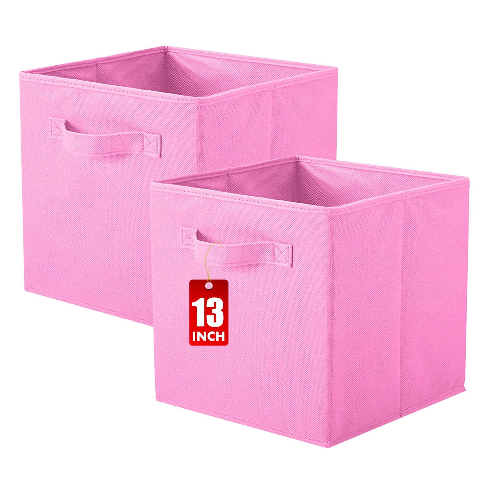 Storage Bins, Foldable Fabric Storage Cubes And Cloth Storage Organizer Drawer F