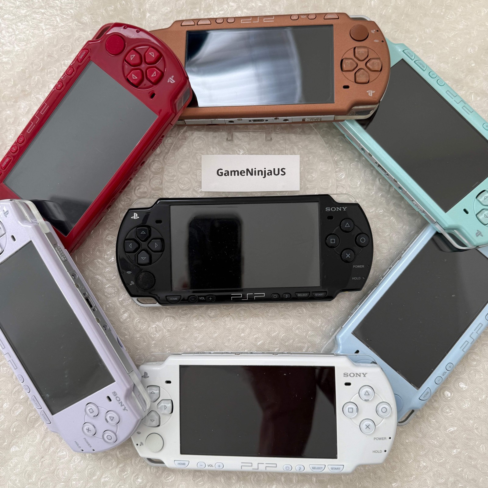 PSP-2000 SONY PSP 2000 System w/ Charger+New Battery Region Free TESTED Working