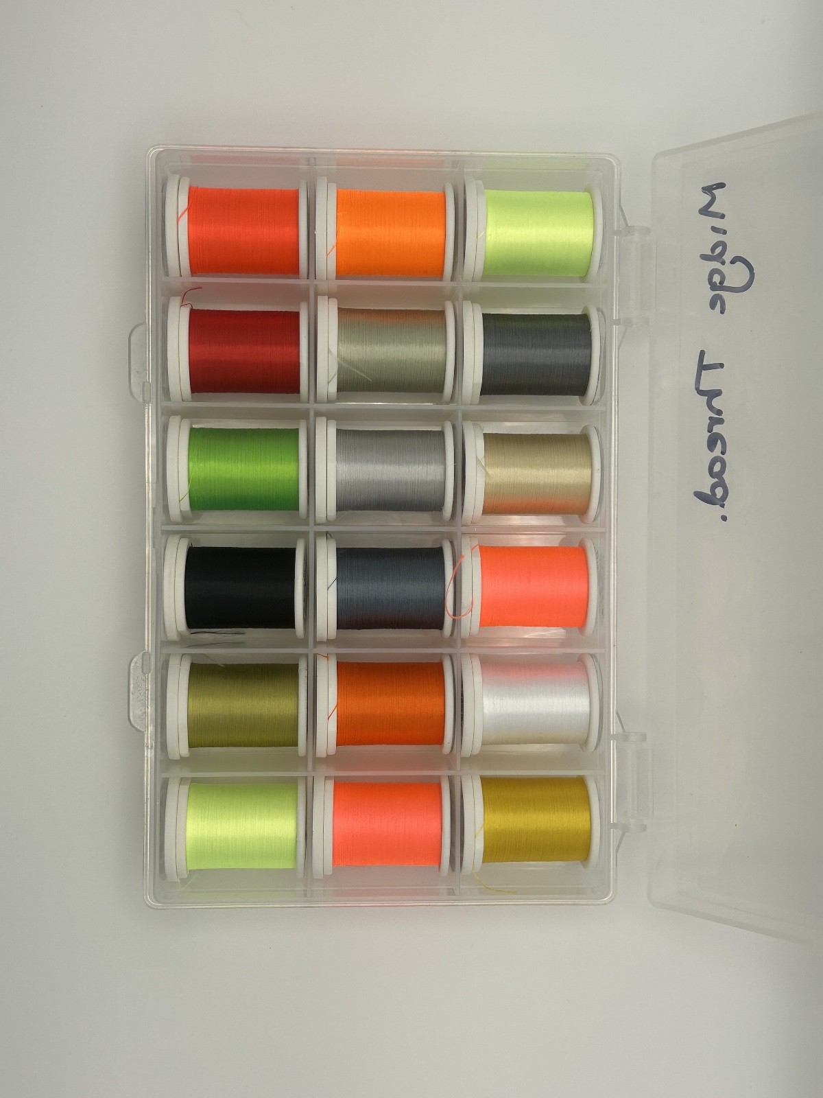 Textreme Midge Thread 18 Spools Of Various Colours In Box