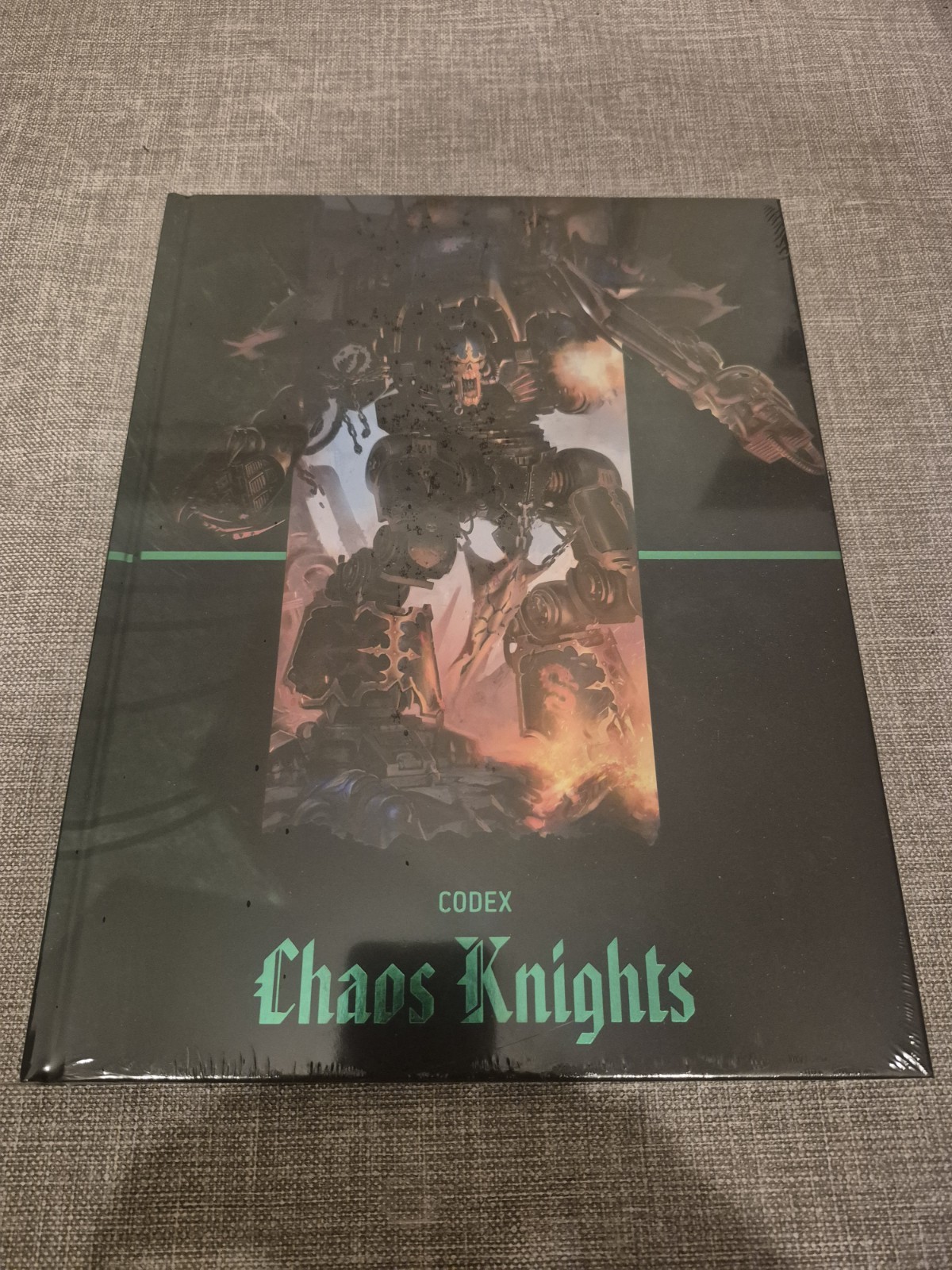 Warhammer 40K Chaos Knights Collector's Edition Limited Codex New Free P&P