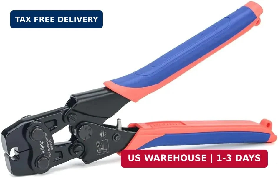 iCrimp ICP-PC01 PEX Cinch Clamp Removal Tool - Removes 3/8-in, 1/2-in, 3/4-in, 1