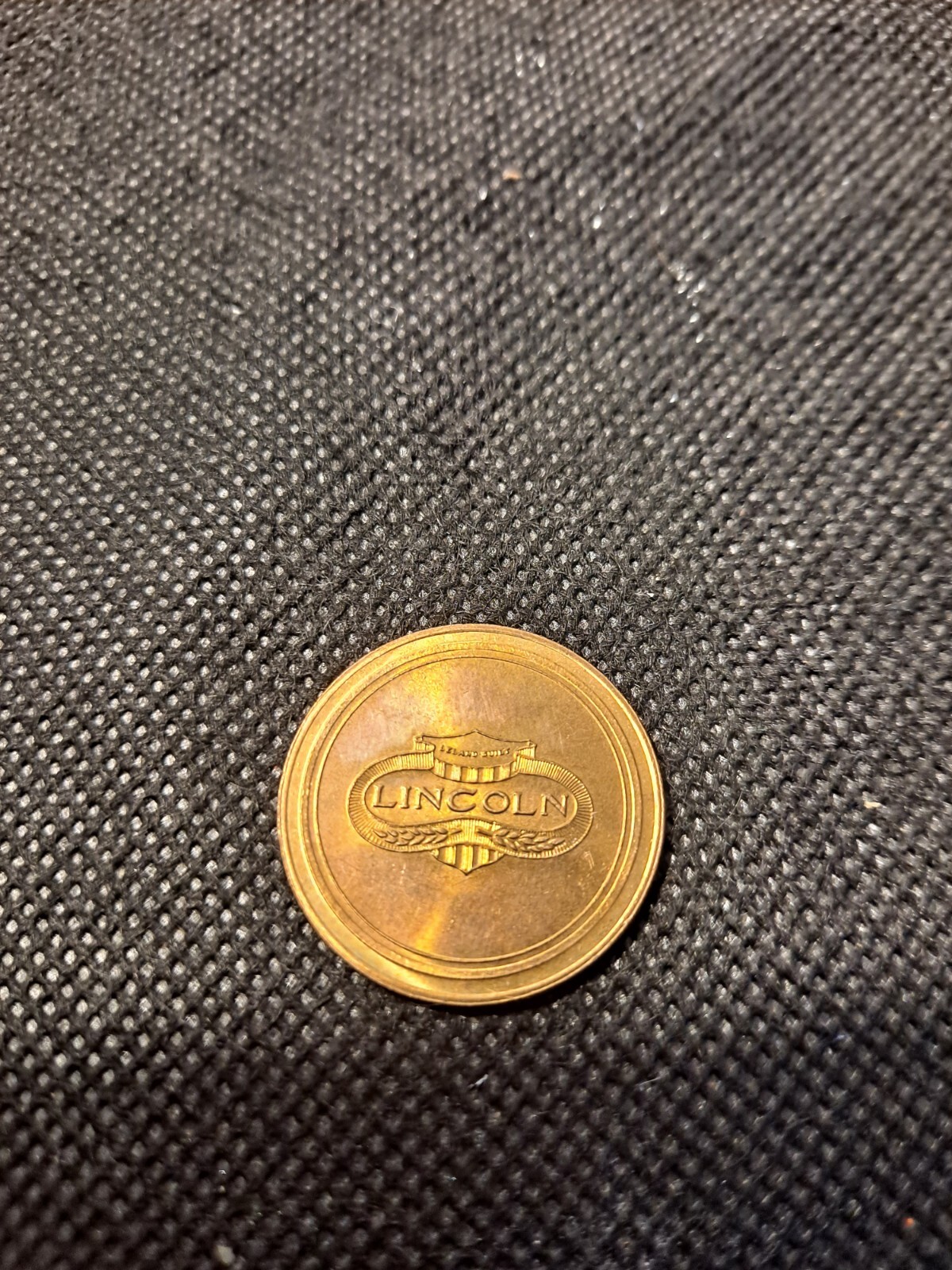 1925 LINCOLN SPORT CAR TOKEN! e6326UXX