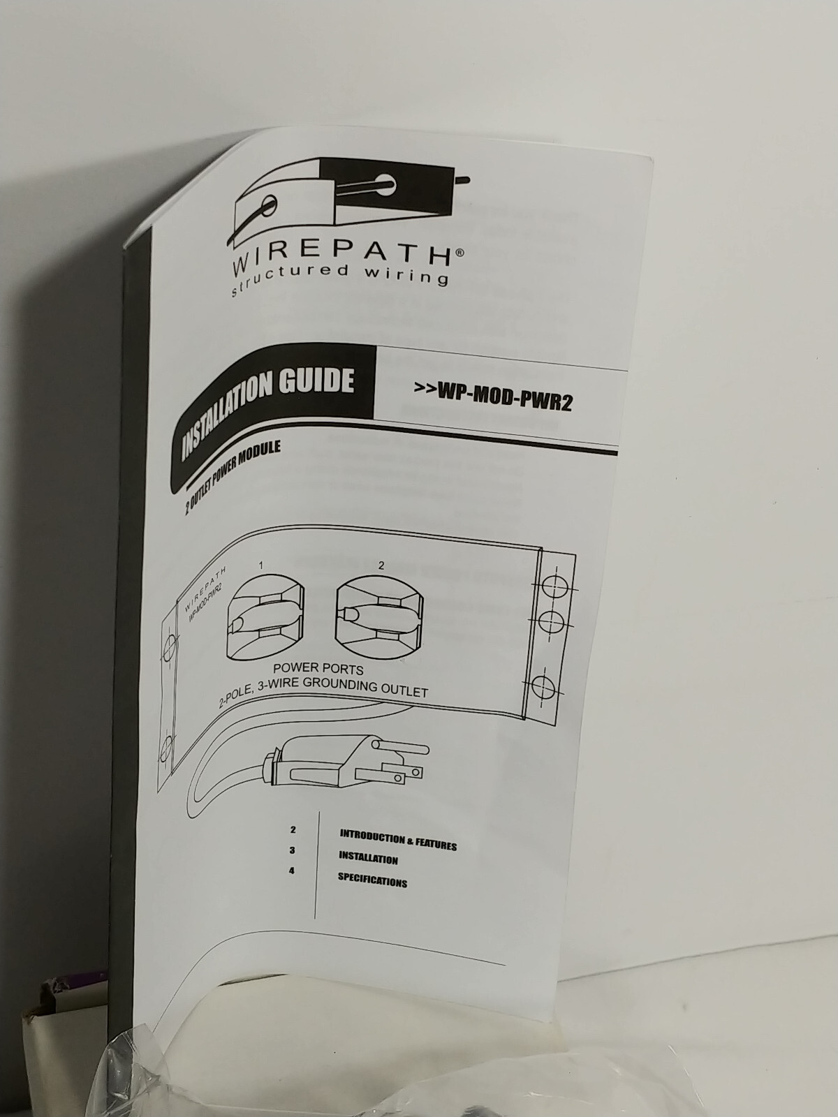 Wirepath Two Outlet Power Module WP-MOD-PWR2