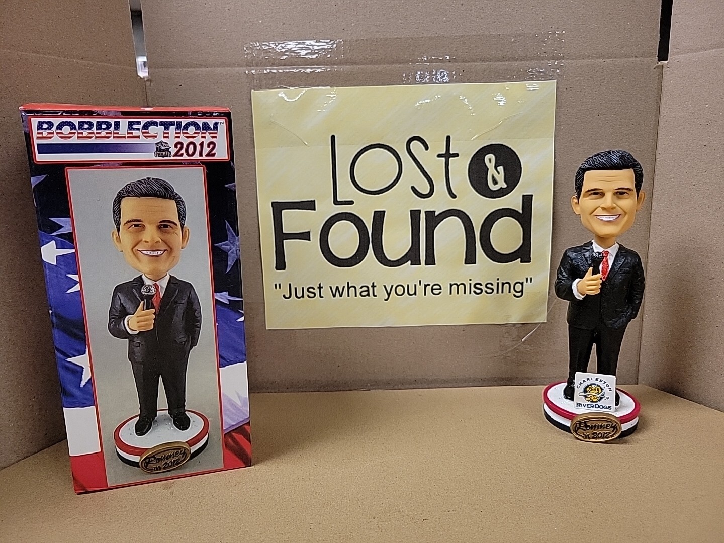 Lakewood BlueClaws 2012 Mitt Romney Bobblehead SGA Phillies MILB GOP Republican