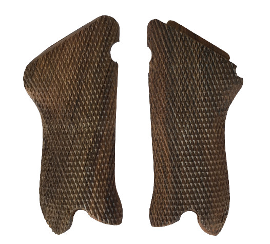 WWI WWII German P08 Luger Wood Pistol Grips