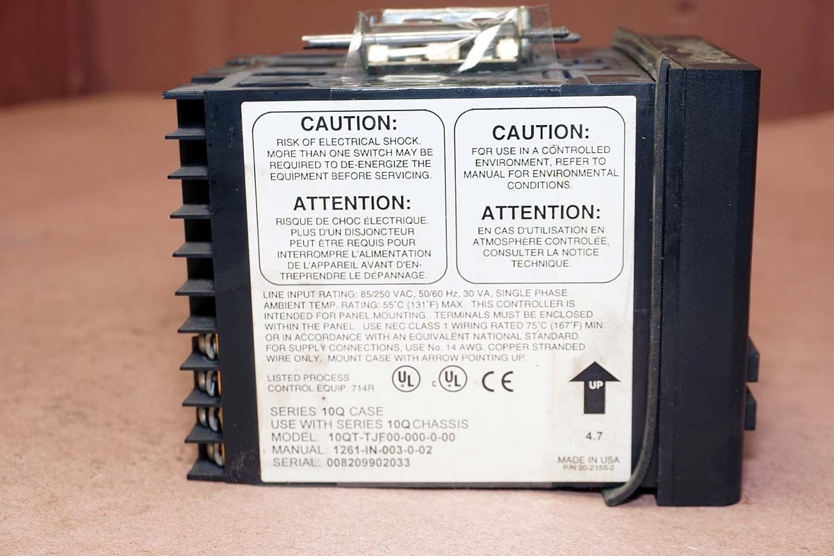 Barber-Colman, Series 10, 10QT-TJF00-000-0-00, Temperature Controller