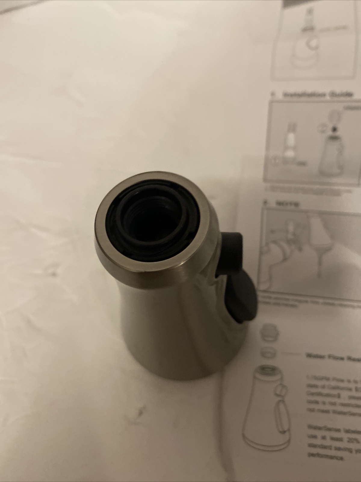 Pull Out Spray Head For Kitchen Faucet, 3-Function Down Sink Nozzle Wand Part