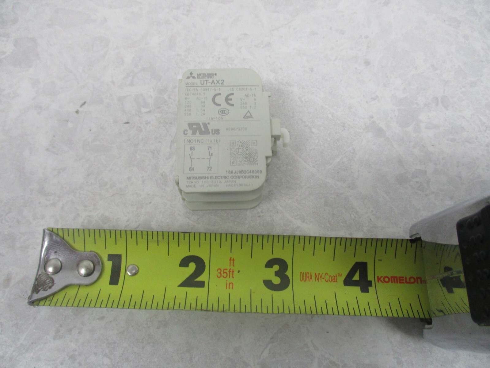 MITSUBISHI ELECTRIC UT-AX2 AUXILIARY CONTACT, T1596