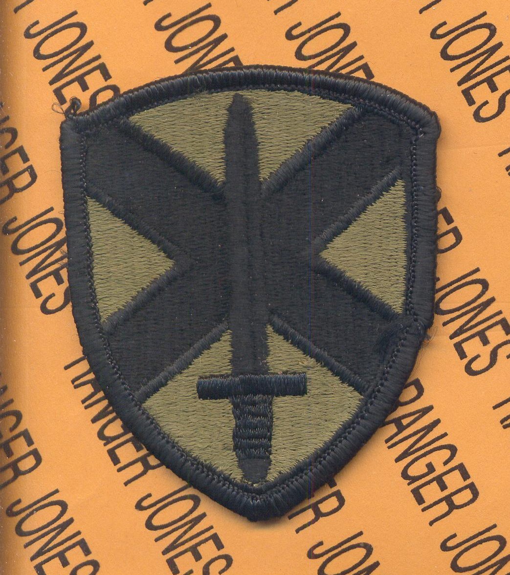 US Army 10th Personnel Command PERSCOM OD Duty uniform SSI patch