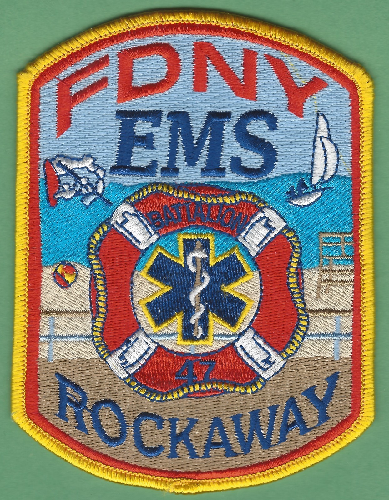 FIRE DEPARTMENT NEW YORK EMS BATTALION 47 ROCKAWAY QUEENS PATCH